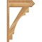 Ekena Millwork Merced Arts & Crafts Rough Sawn Outlooker, Western Red Cedar, 8"W x 26"D x 38"H OUT08X26X38MRC03RWR - alternate 2